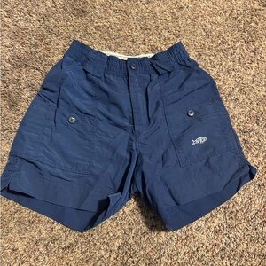 AFTCO Men's Navy Cargo Shorts